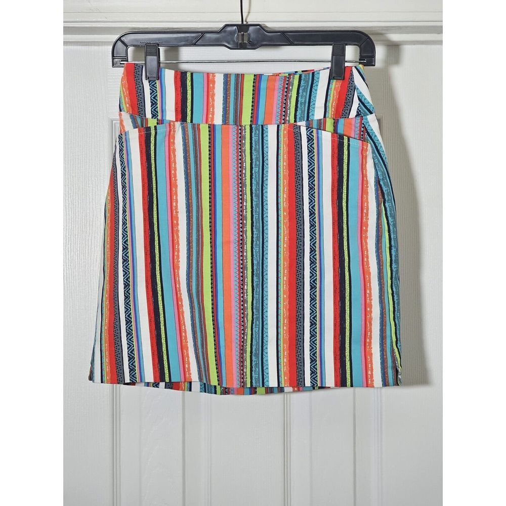 Swing Control Golf Skirt Women's Size‎ 2 Striped